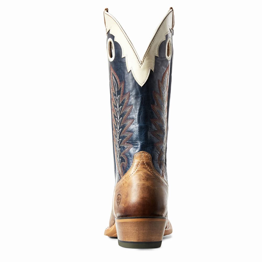 Brown Ariat Real Deal Men's Western Boots | GUZP78526