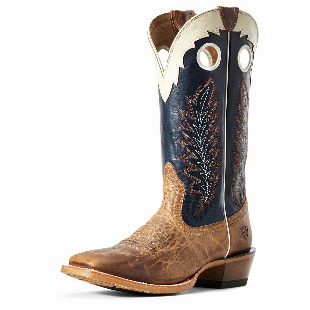 Brown Ariat Real Deal Men\'s Western Boots | GUZP78526