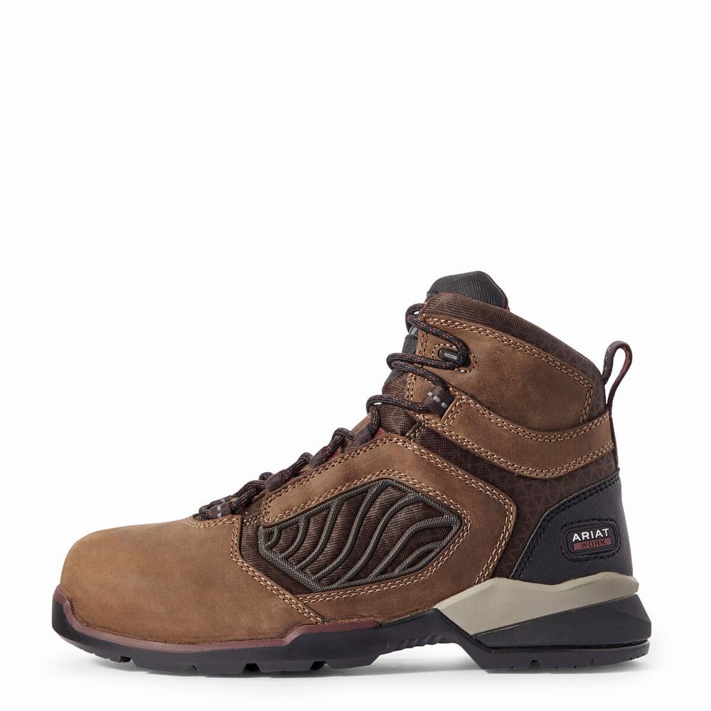 Brown Ariat Rebar Flex 6