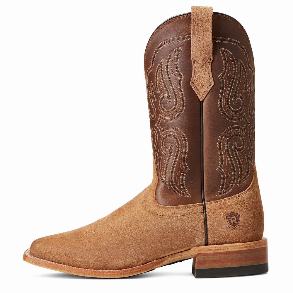 Brown Ariat Relentless Sic 'Em Men's Western Boots | LGNA07526