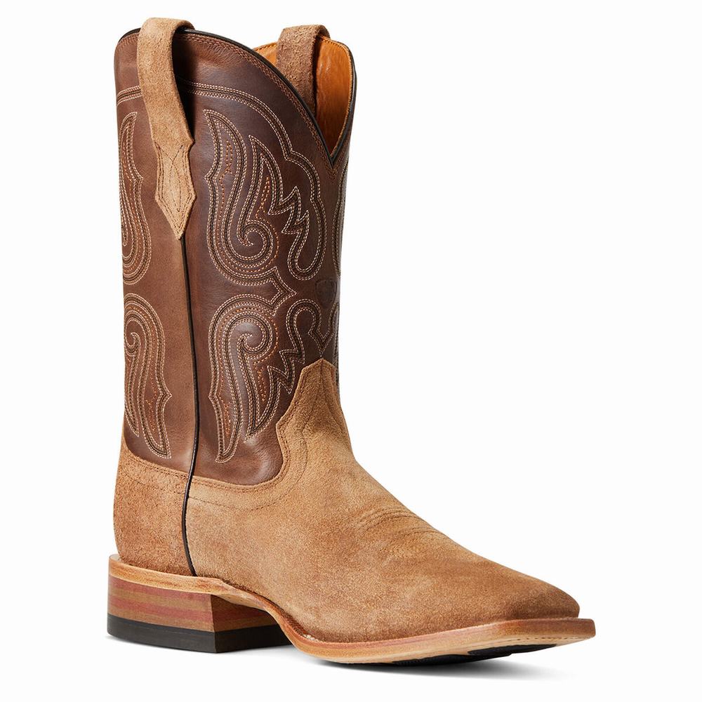 Brown Ariat Relentless Sic 'Em Men's Western Boots | LGNA07526