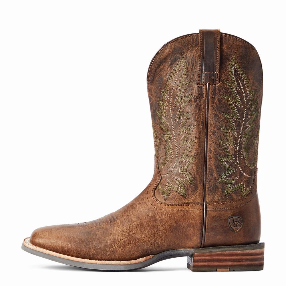 Brown Ariat Ridin High Men's Western Boots | IGDL37926