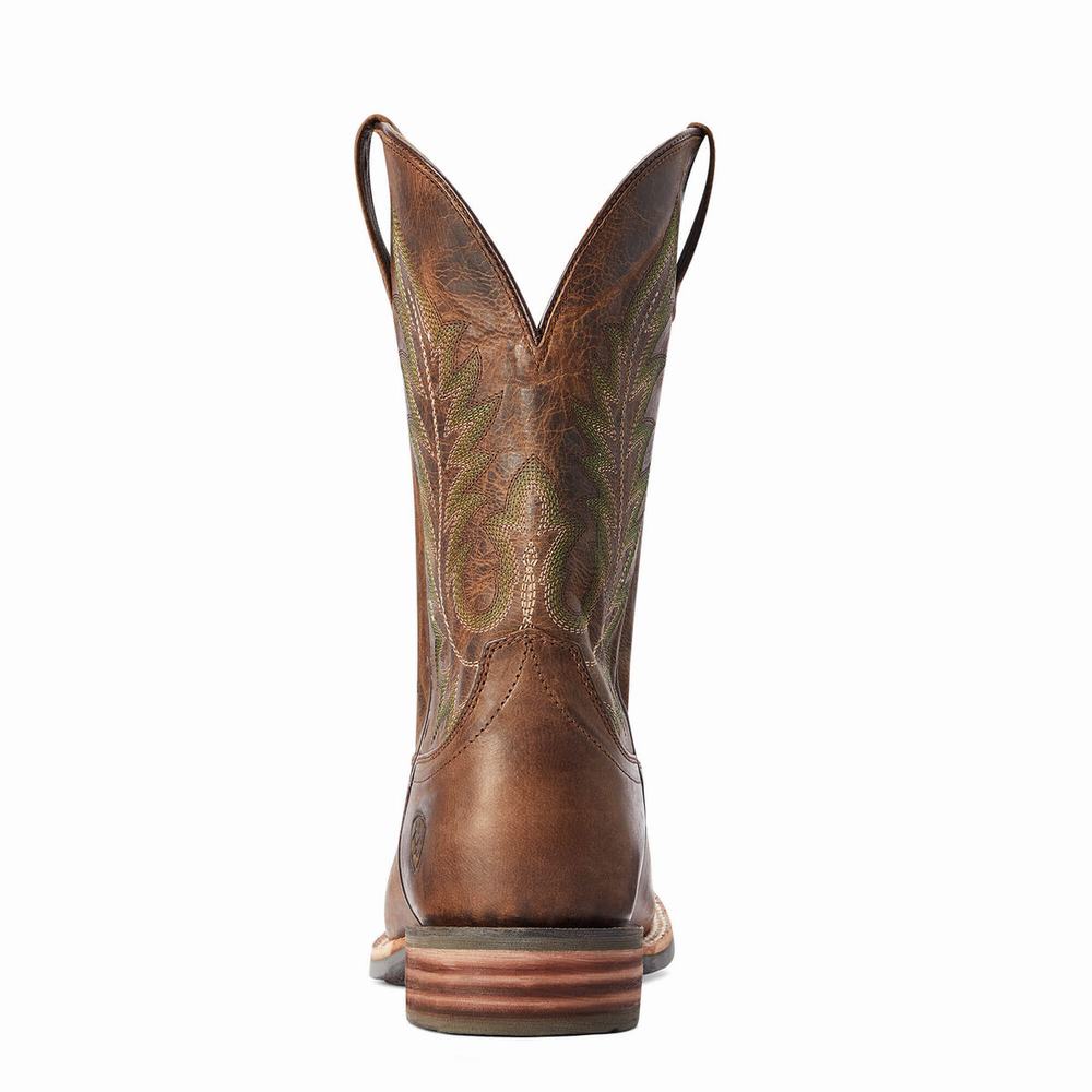 Brown Ariat Ridin High Men's Western Boots | IGDL37926