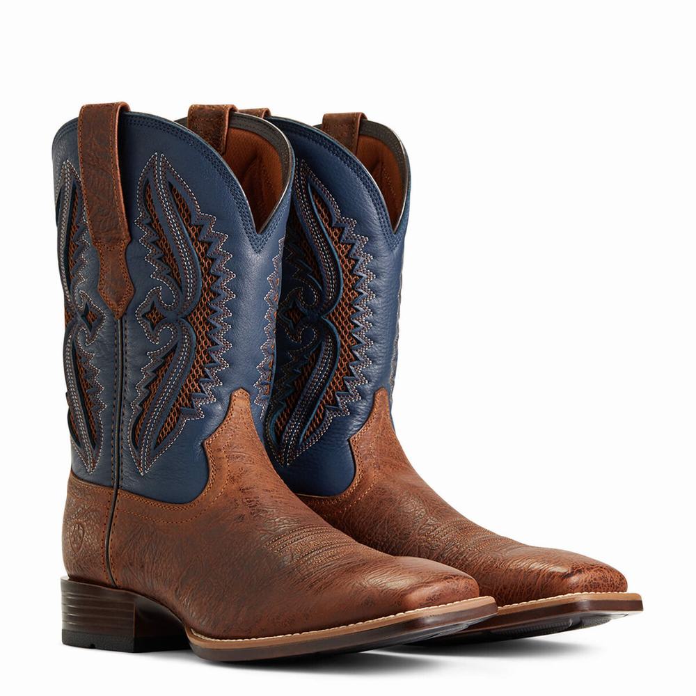 Brown Ariat Rowder VentTEK 360 Men's Western Boots | XFSL39780