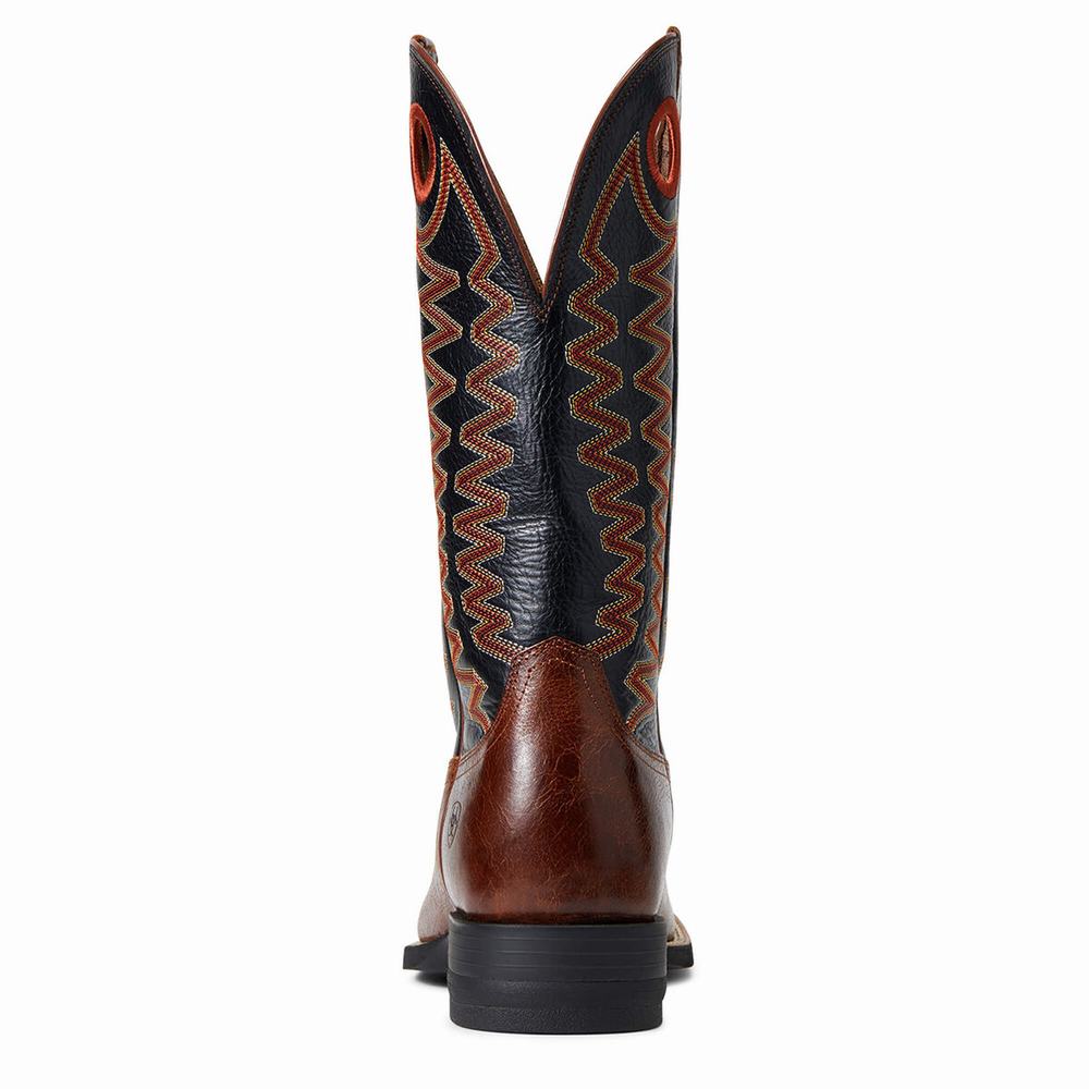 Brown Ariat Sidepass Men's Western Boots | PXNB56781