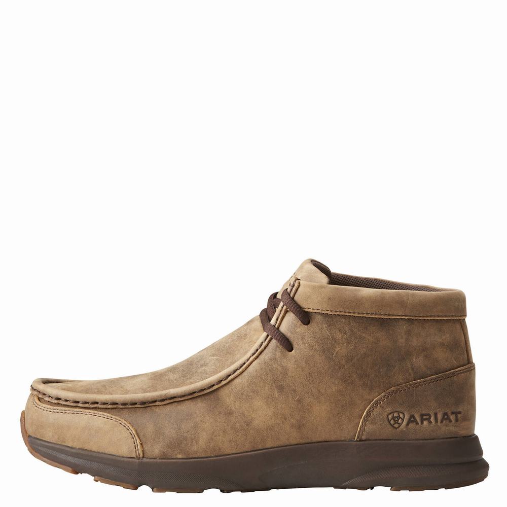 Brown Ariat Spitfire Men's Sneakers | CMOI30824