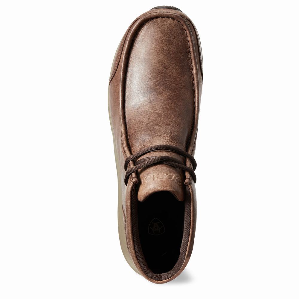 Brown Ariat Spitfire Men's Sneakers | KLBQ08469