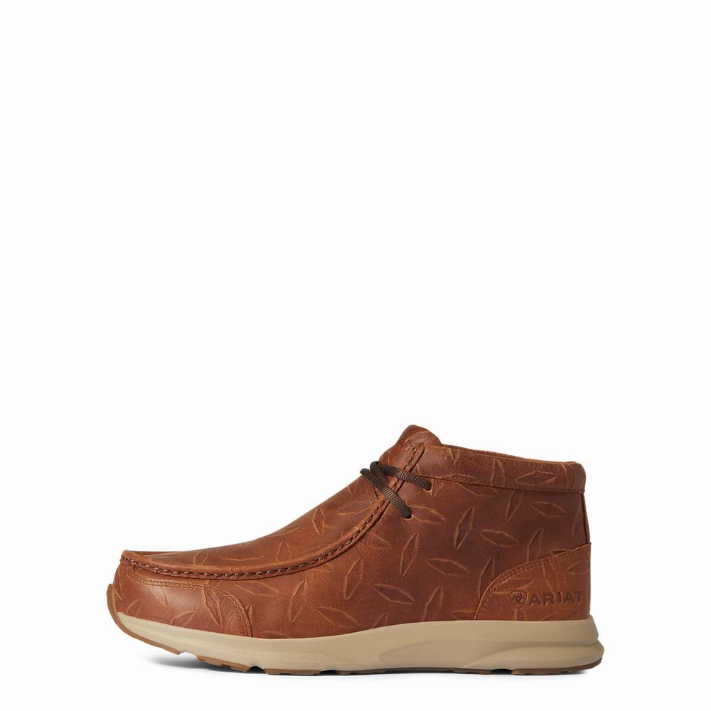 Brown Ariat Spitfire Men's Sneakers | UPIO35742