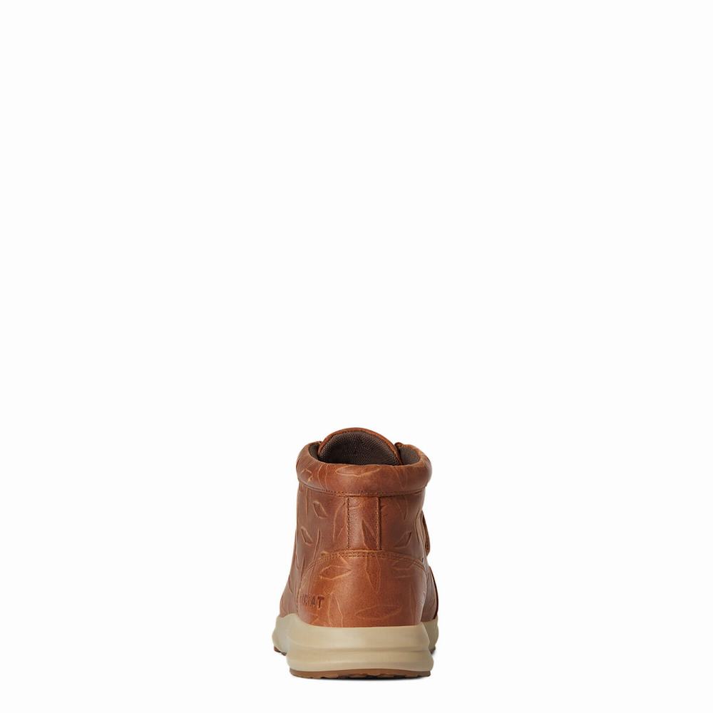 Brown Ariat Spitfire Men's Sneakers | UPIO35742