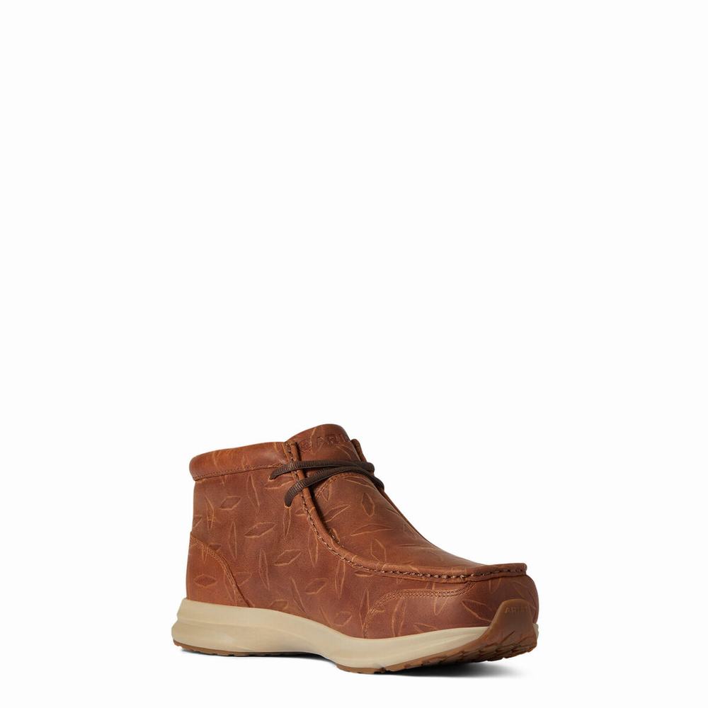 Brown Ariat Spitfire Men's Sneakers | UPIO35742