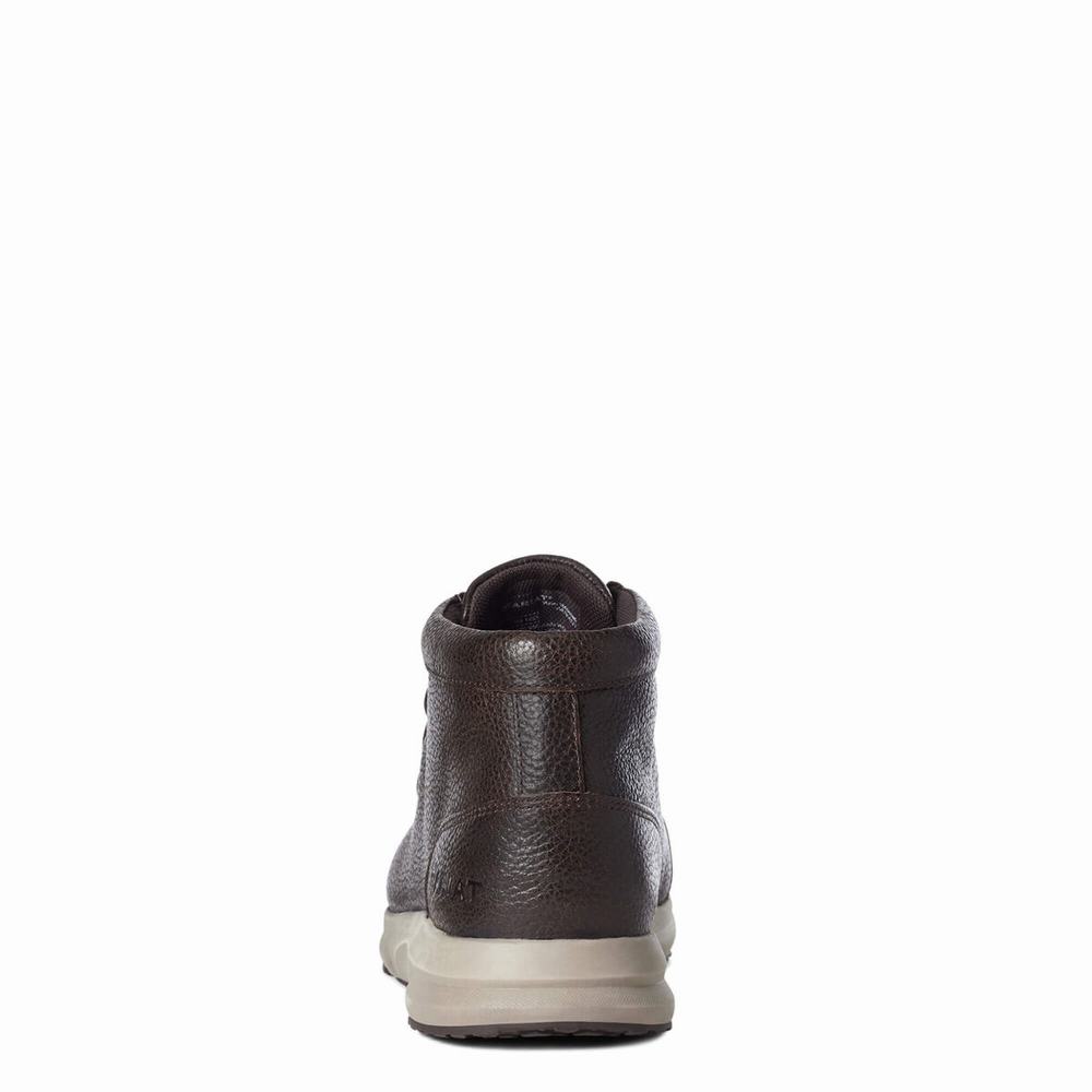 Brown Ariat Spitfire Men's Sneakers | WREH81503