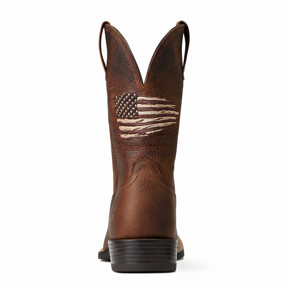 Brown Ariat Sport All Country Men's Western Boots | MXSI08652