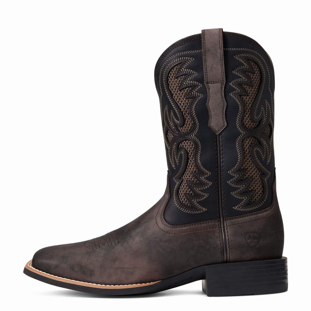 Brown Ariat Sport Fresco VentTEK Men's Western Boots | DYJN34972