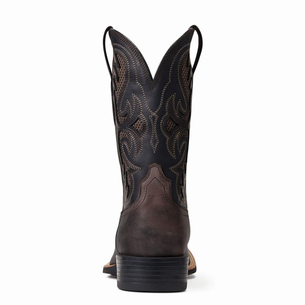 Brown Ariat Sport Fresco VentTEK Men's Western Boots | DYJN34972