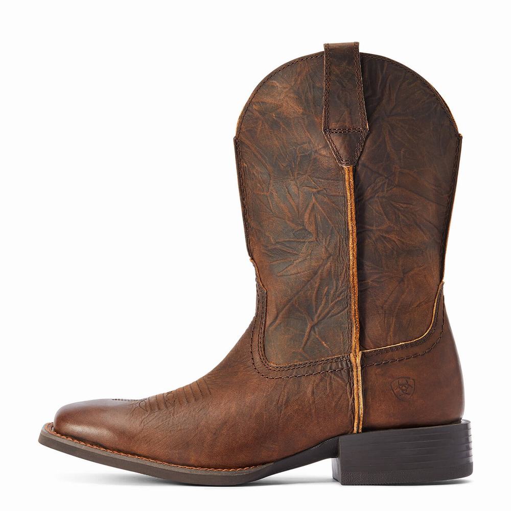 Brown Ariat Sport Rambler Men's Dress Boots | EXYA69037