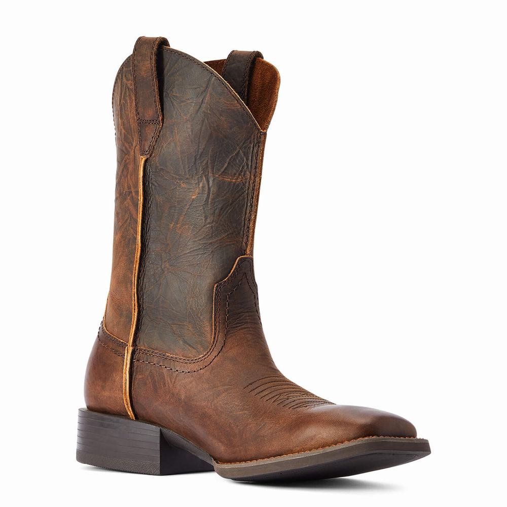 Brown Ariat Sport Rambler Men's Dress Boots | EXYA69037