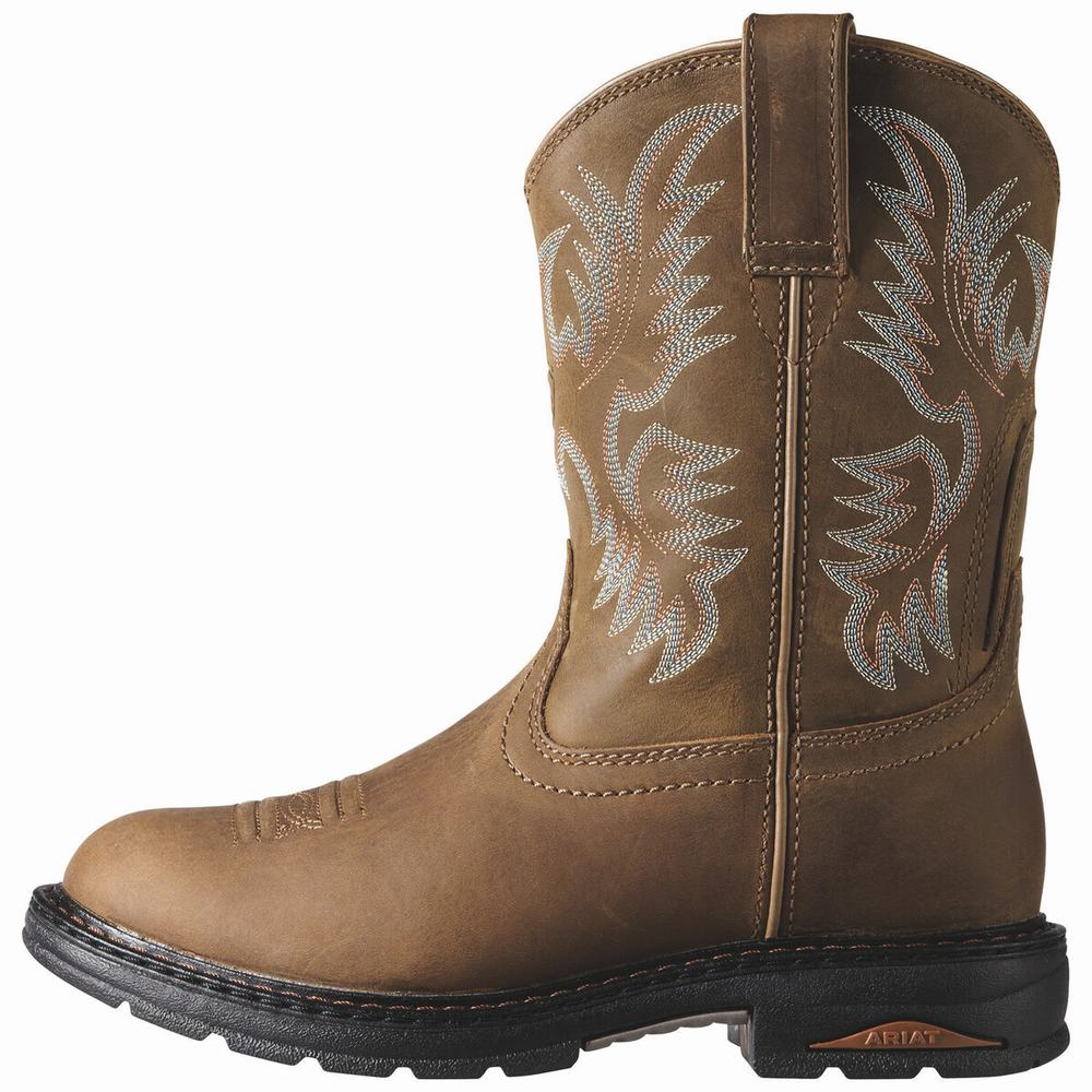 Brown Ariat Tracey Composite Toe Women's Work Boots | WPFY02953