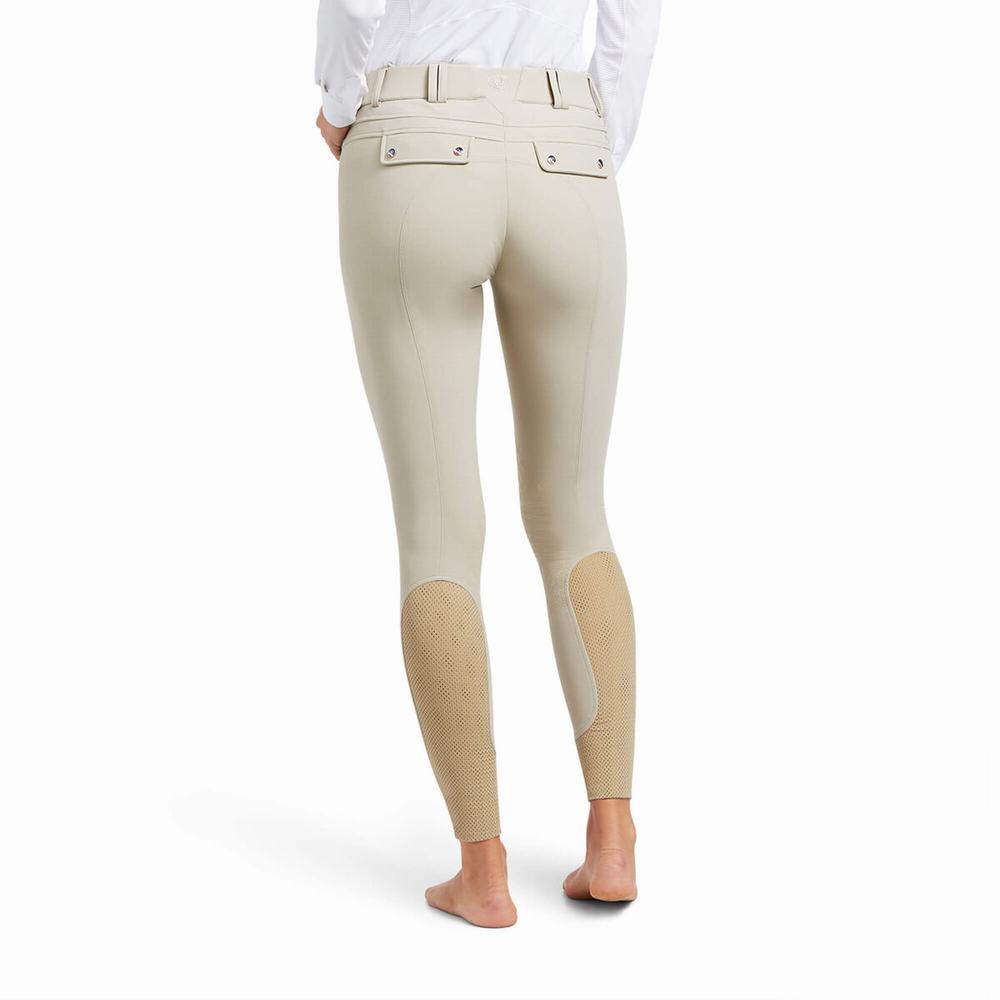 Brown Ariat Tri Factor Grip Women's Pants | ZJNL47891