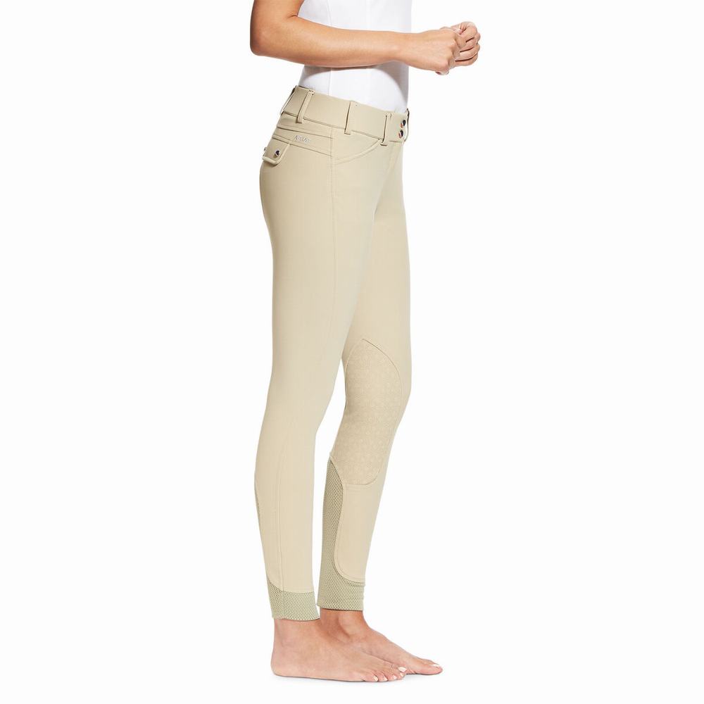 Brown Ariat Tri Factor Grip Women's Pants | ZJNL47891