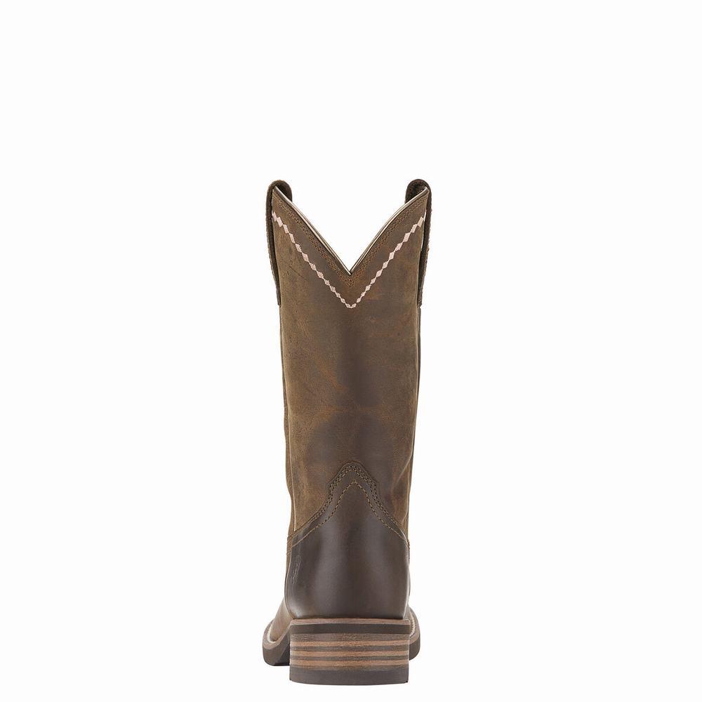 Brown Ariat Unbridled Roper Women's Western Boots | CSLA49730