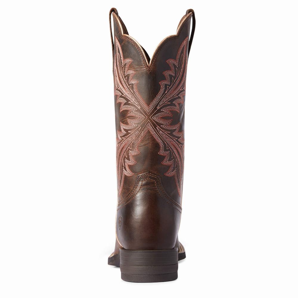 Brown Ariat West Bound Women's Western Boots | GEKJ18329