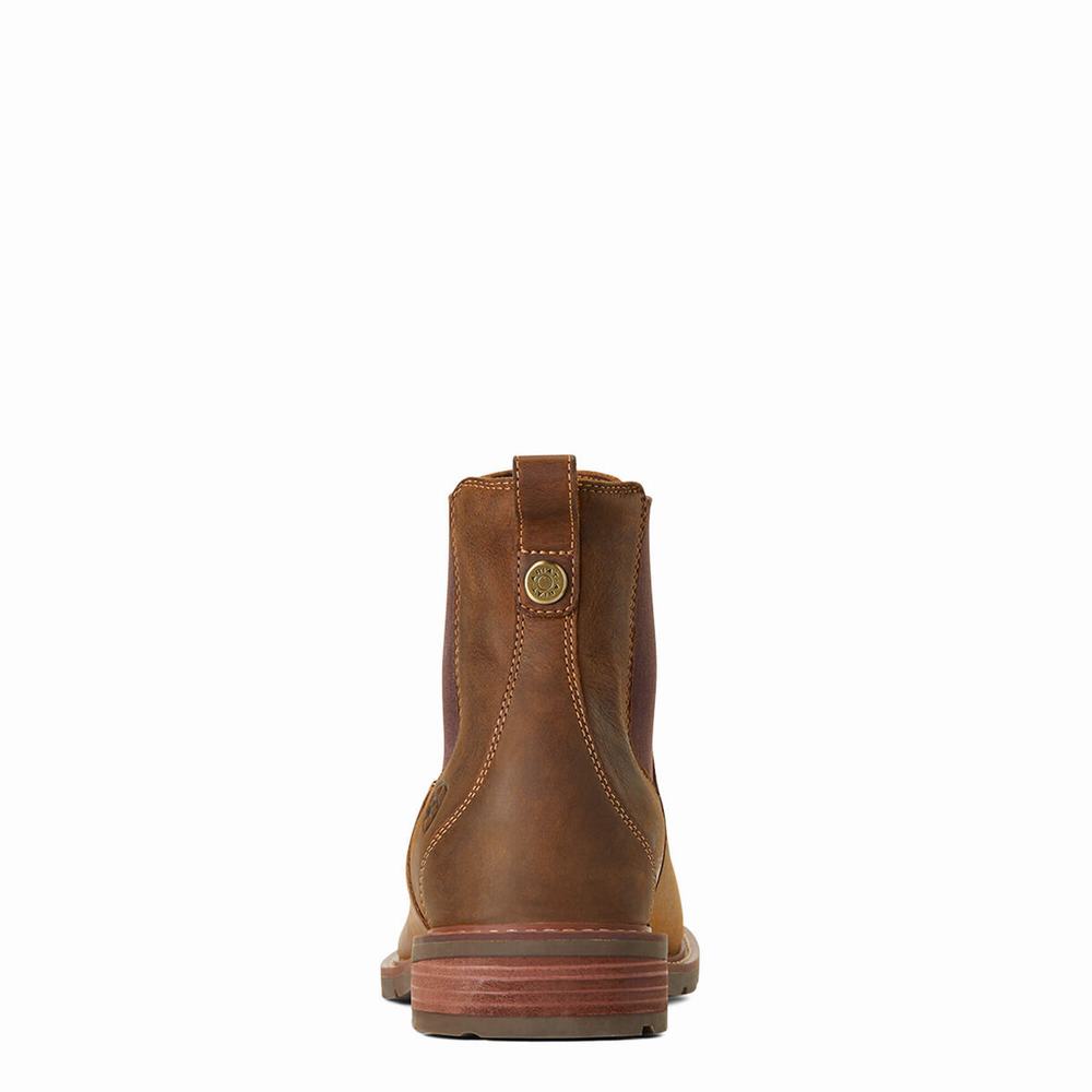 Brown Ariat Wexford Waterproof Men's Waterproof Boots | RIXV63914