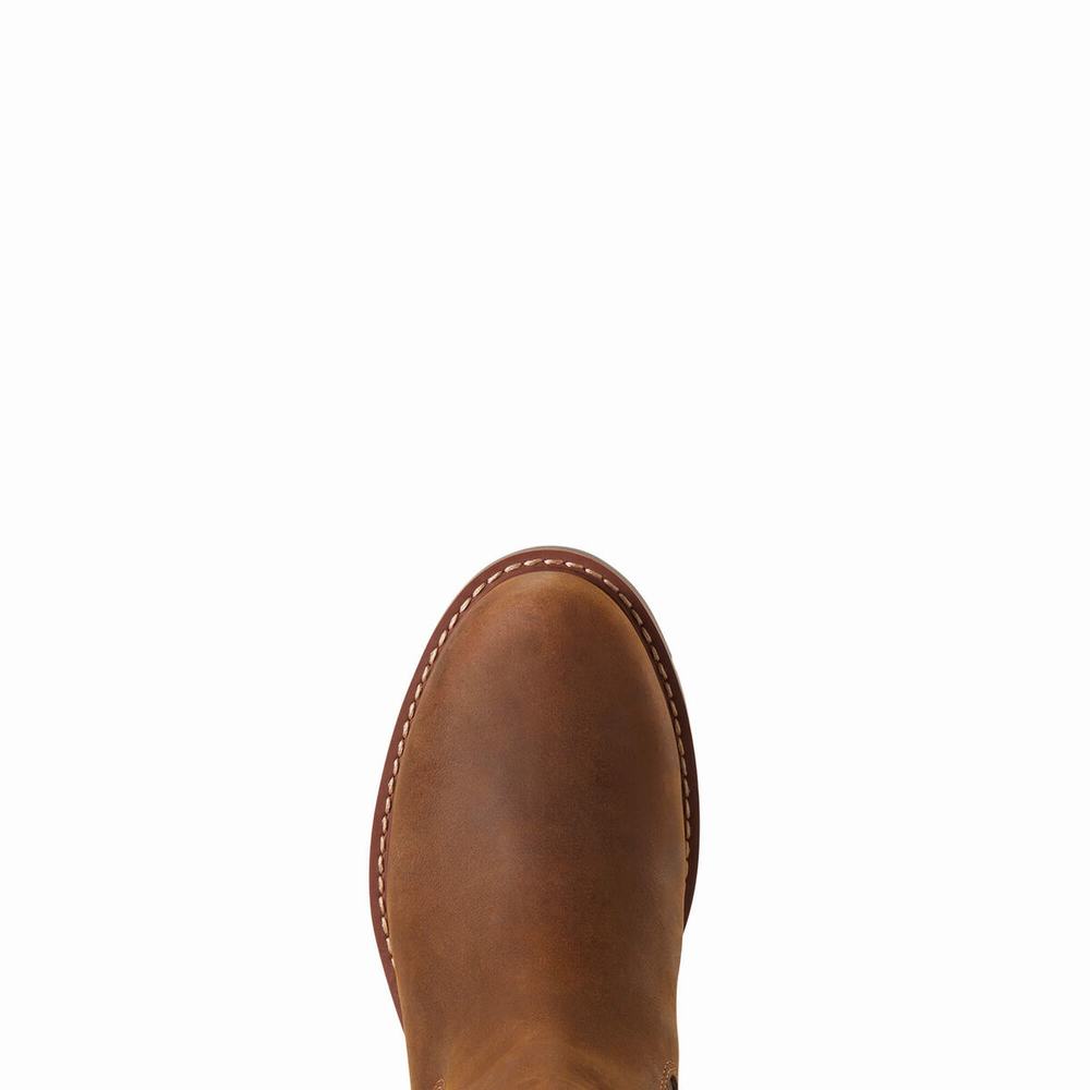 Brown Ariat Wexford Waterproof Women's Booties | JCVT65380