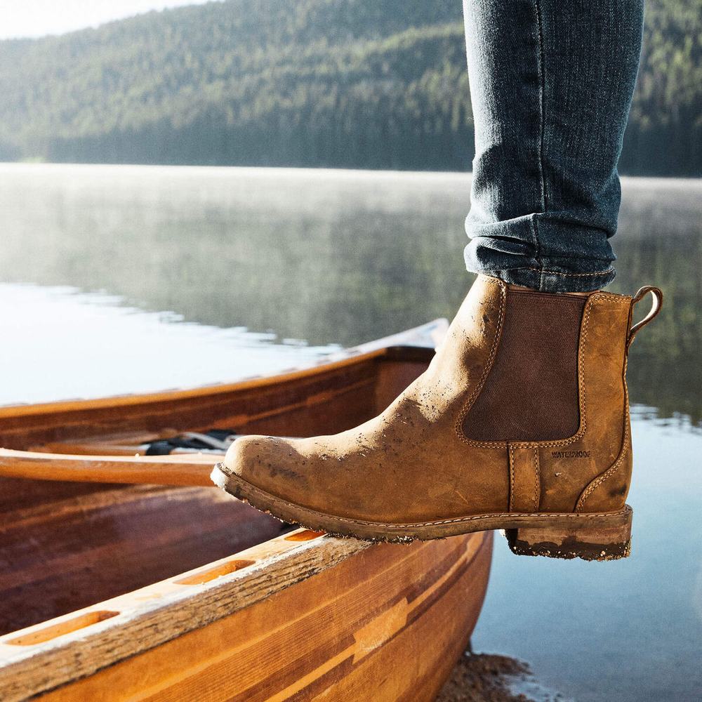 Brown Ariat Wexford Waterproof Women's Booties | JCVT65380