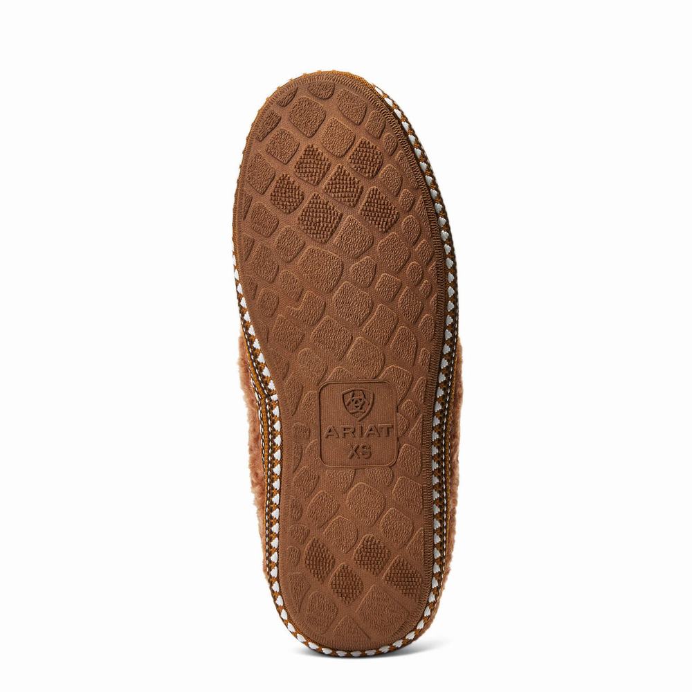 Brown Ariat Women's Slippers | SJBP58614