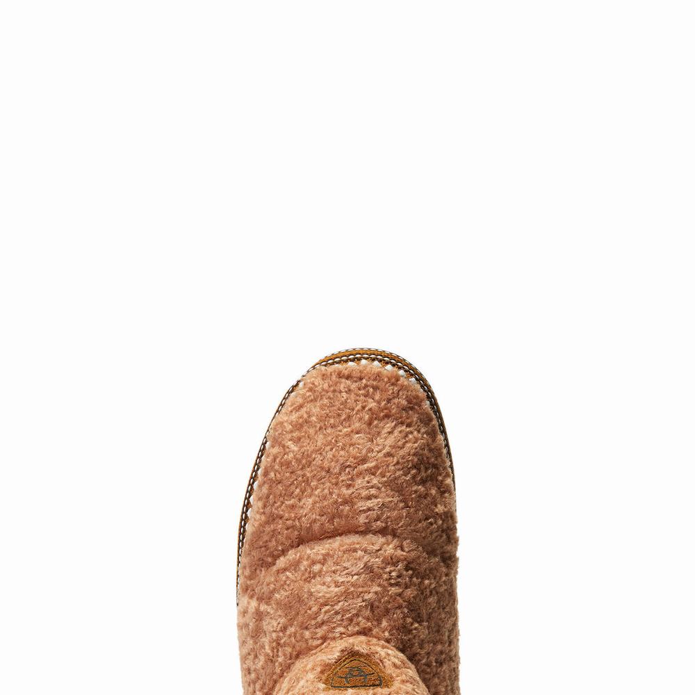 Brown Ariat Women's Slippers | SJBP58614