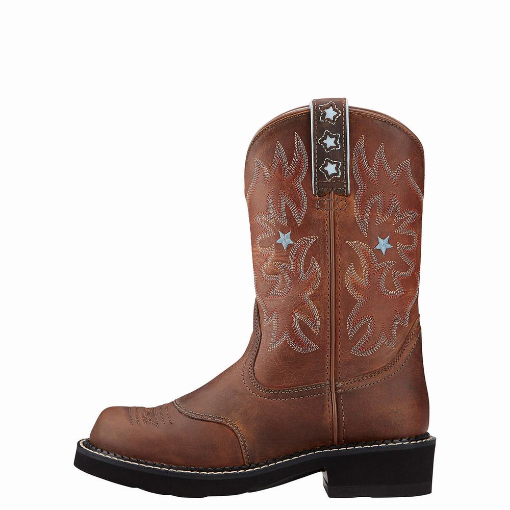 Brown Ariat Women's Western Boots | GCBL49361