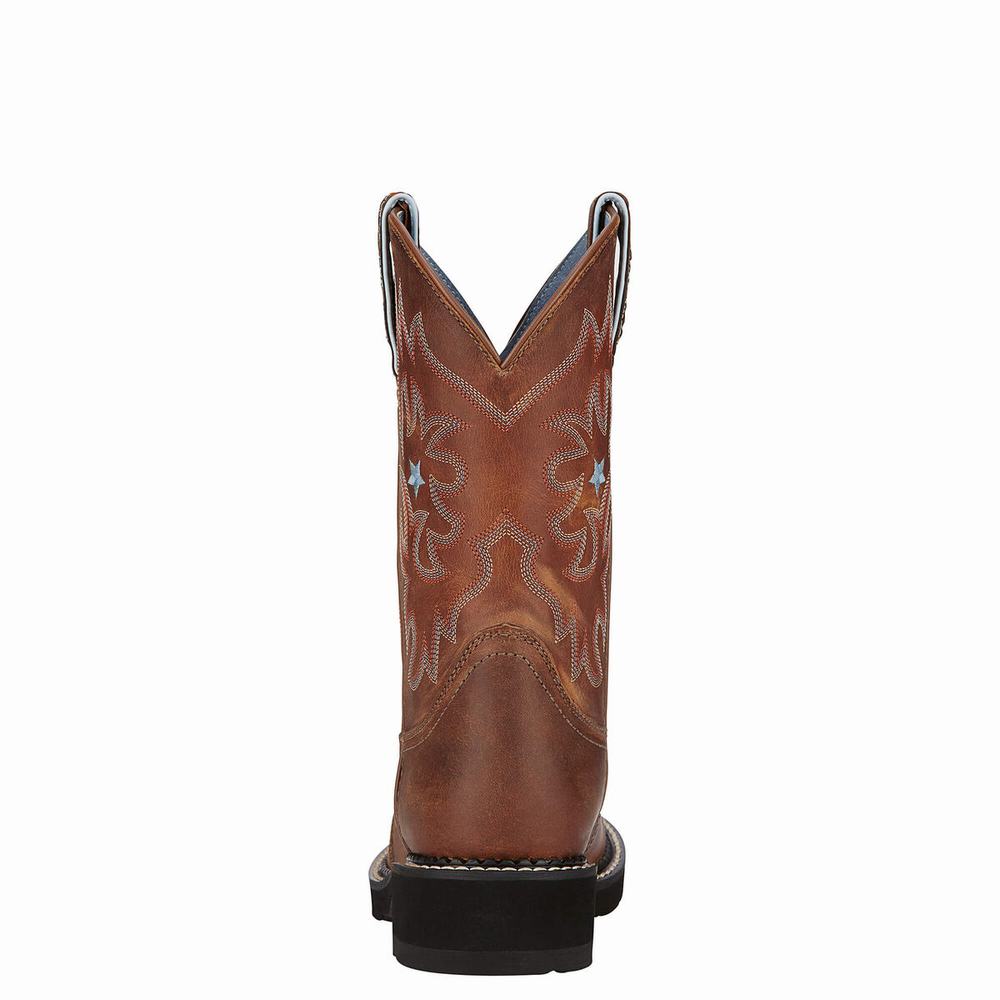 Brown Ariat Women's Western Boots | GCBL49361