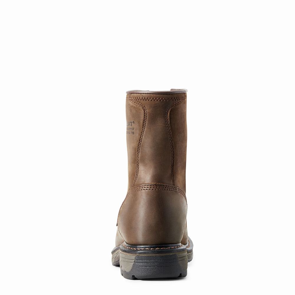 Brown Ariat WorkHog 8