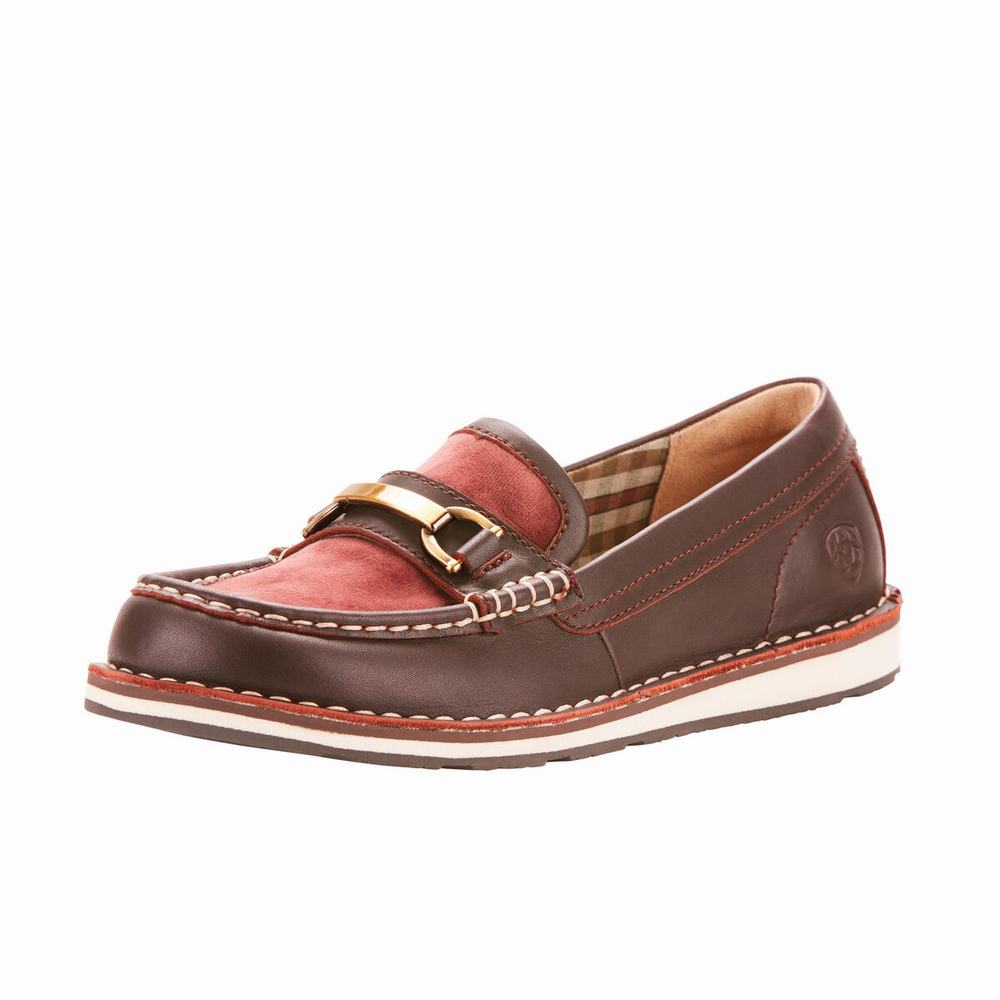 Burgundy Ariat Ivy Cruiser Women's Sneakers | PJXG81734