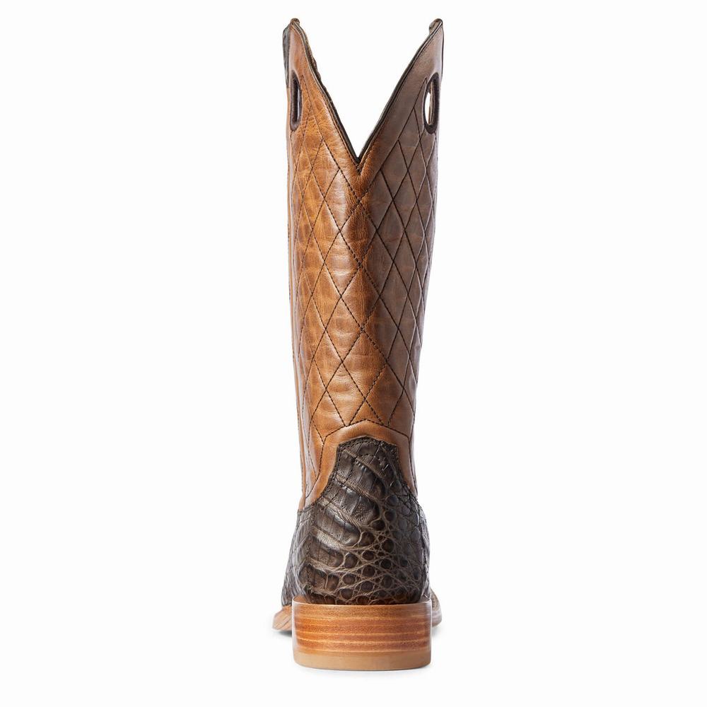 Chocolate Ariat Relentless Winner's Circle Men's Western Boots | EYGI73692