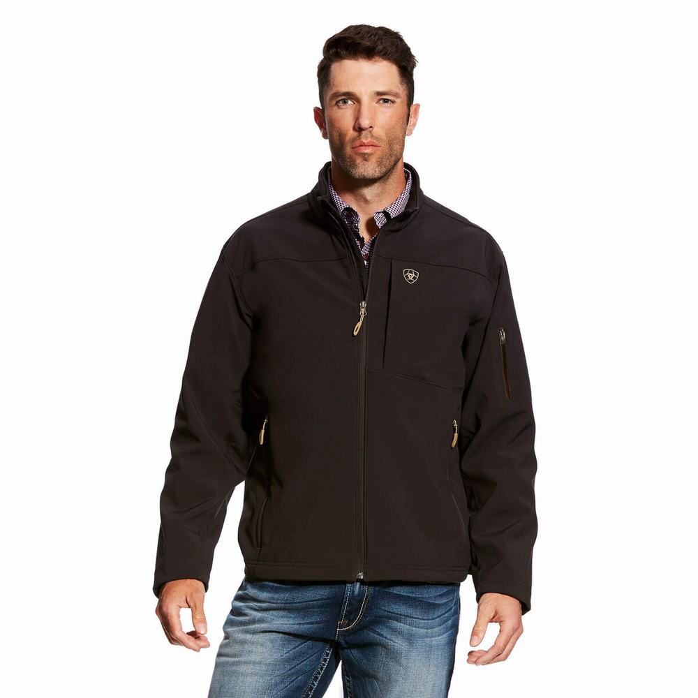 Coffee Ariat Vernon 2.0 Softshell Men\'s Jackets | ENUM04561