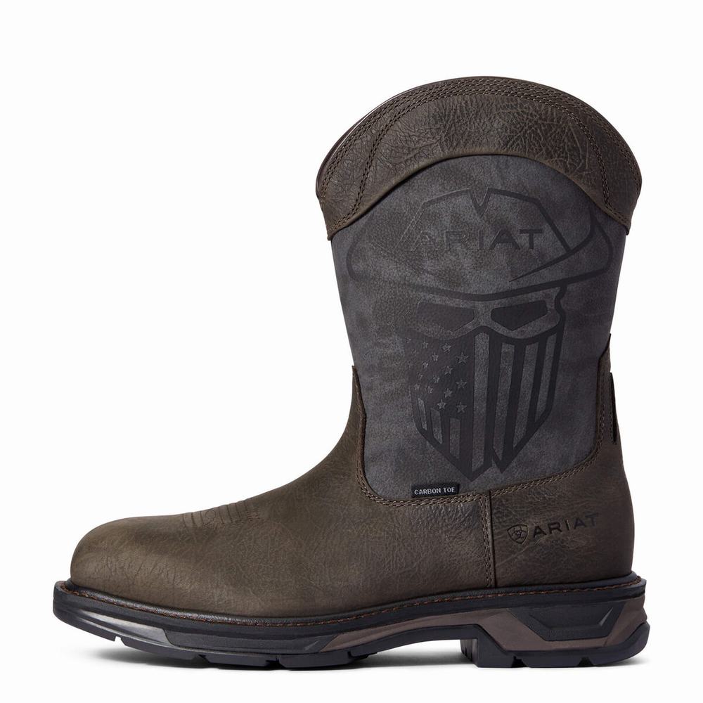 Coffee Ariat WorkHog XT Incognito Carbon Toe Men's Work Boots | AENY74209