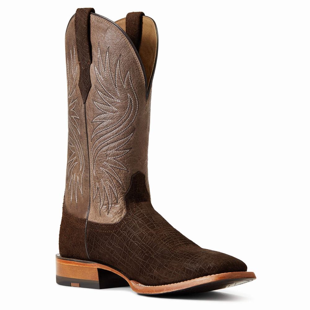 Dark Coffee Ariat Circuit Rockridge Men's Western Boots | MCQI03614