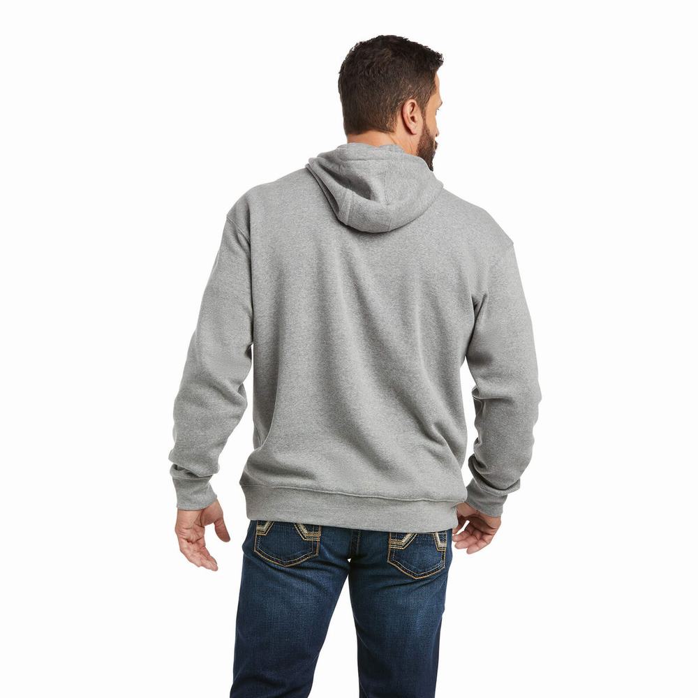 Deep Blue Ariat Basic Men's Hoodies | TPNX80293