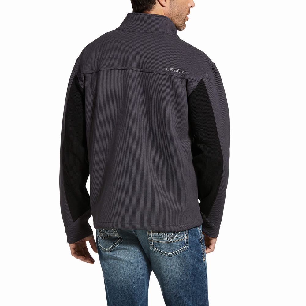 Grey Ariat Austin Men's Jackets | TRPN04193