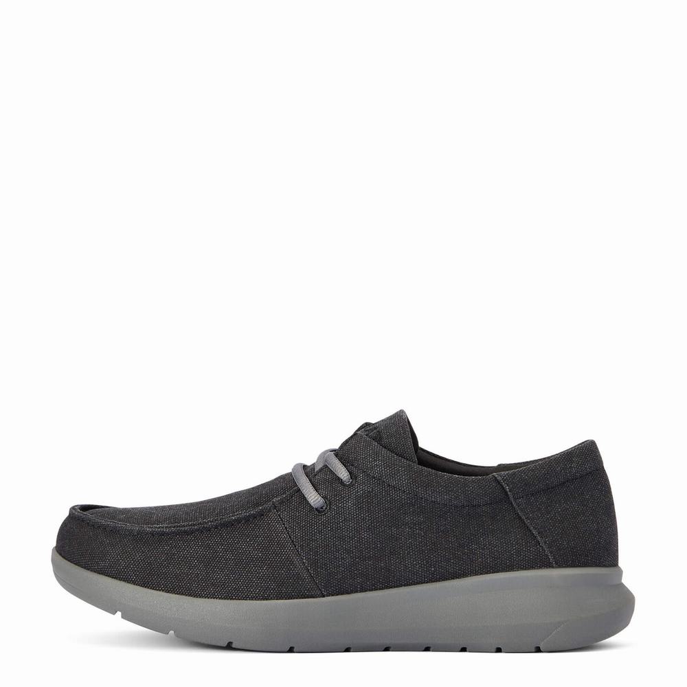 Grey Ariat Hilo Men's Sneakers | NQCU94610