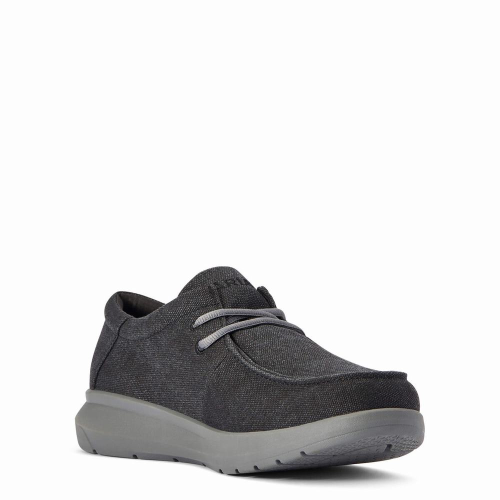 Grey Ariat Hilo Men's Sneakers | NQCU94610