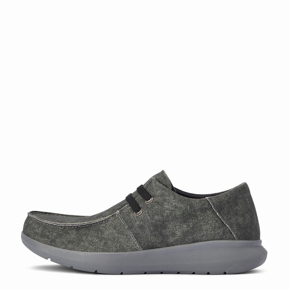 Grey Ariat Hilo Stretch Men's Sneakers | MBCO19647