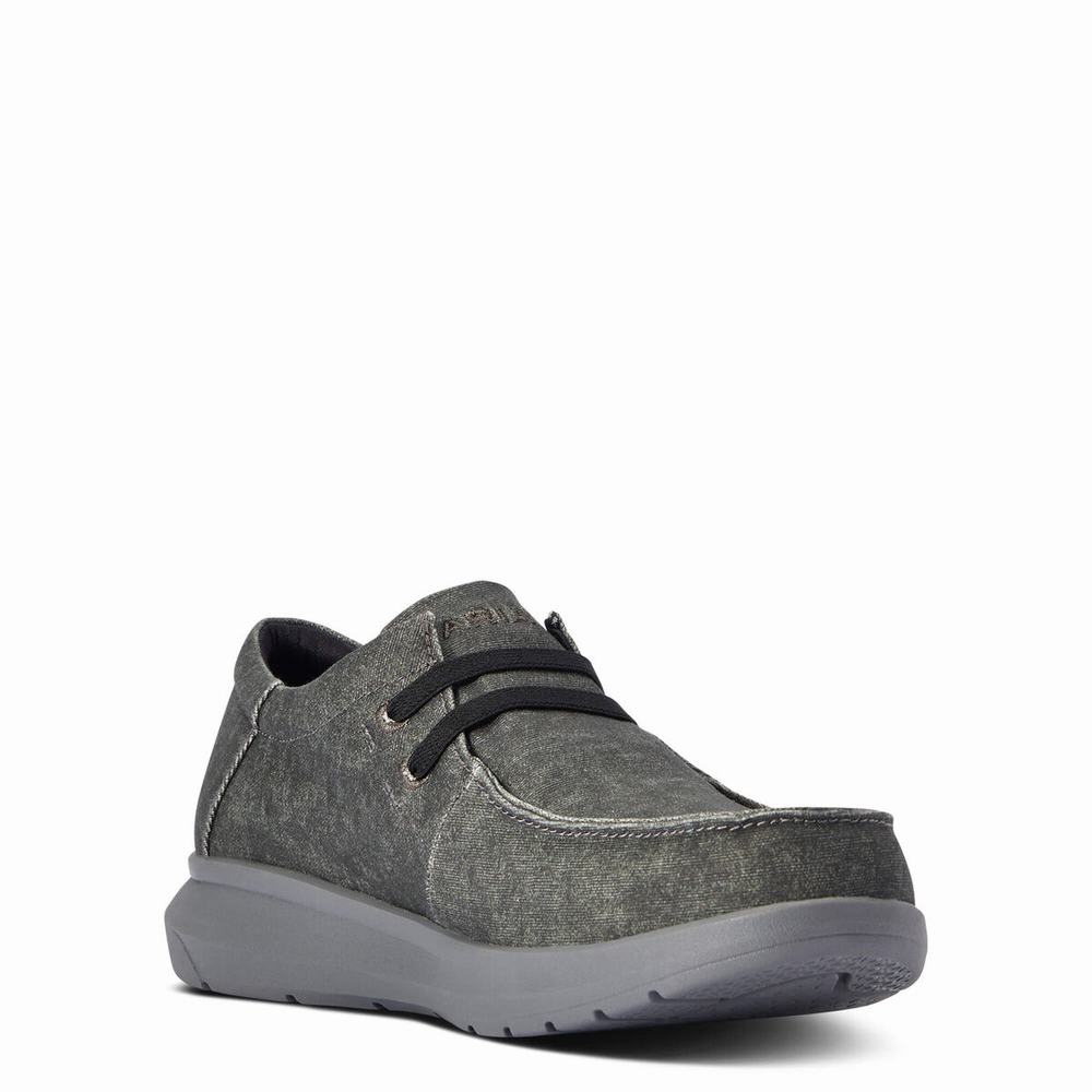 Grey Ariat Hilo Stretch Men's Sneakers | MBCO19647