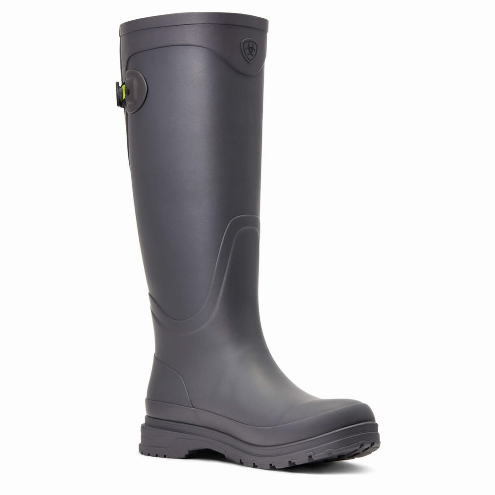 Grey Ariat Kelmarsh Rubber Women's Waterproof Boots | QYVB14907