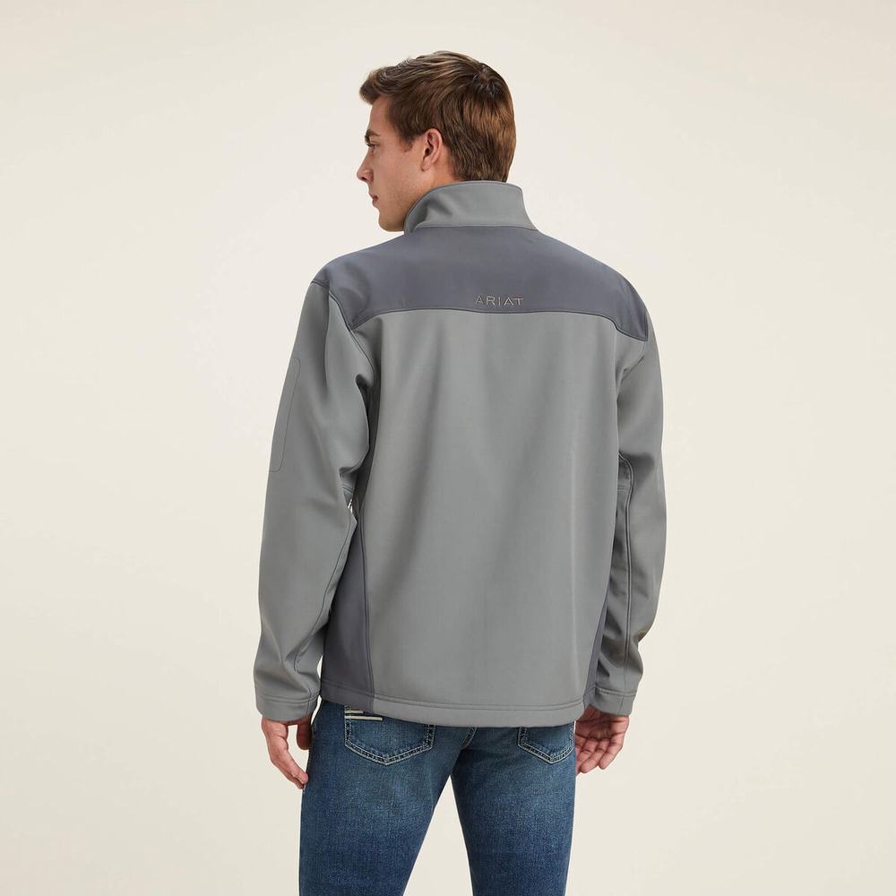 Grey Ariat Vernon 2.0 Softshell Men's Jackets | OHEJ02875