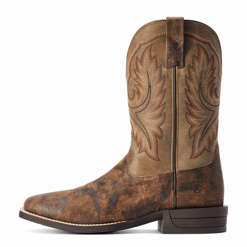 Grey Ariat Wilder Men's Western Boots | IJSF51624