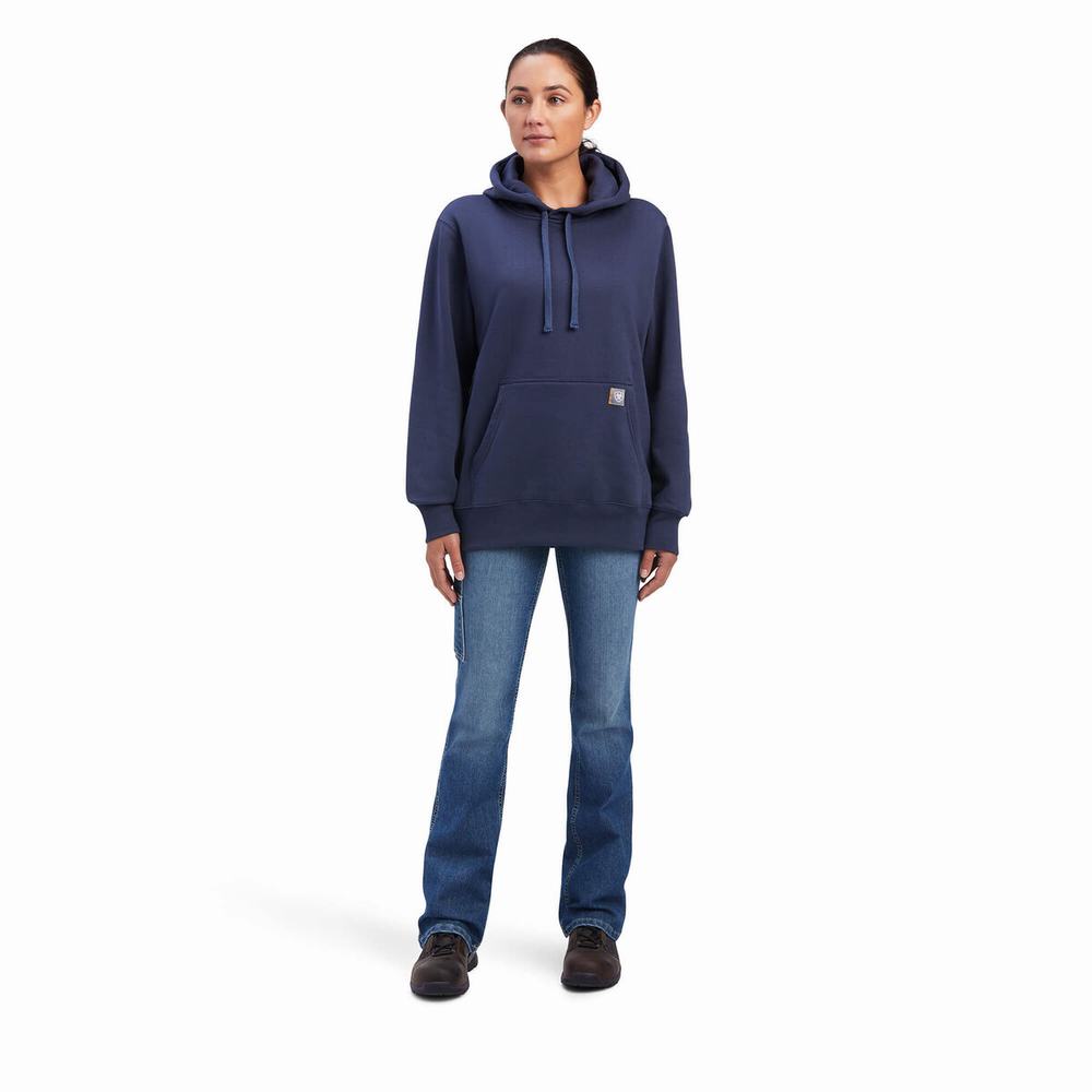 Indigo Ariat Rebar Aztec Flag Graphic Women's Hoodies | LSVY84073