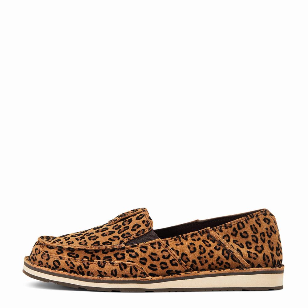 Leopard Ariat Cruiser Women's Sneakers | ITYV30562