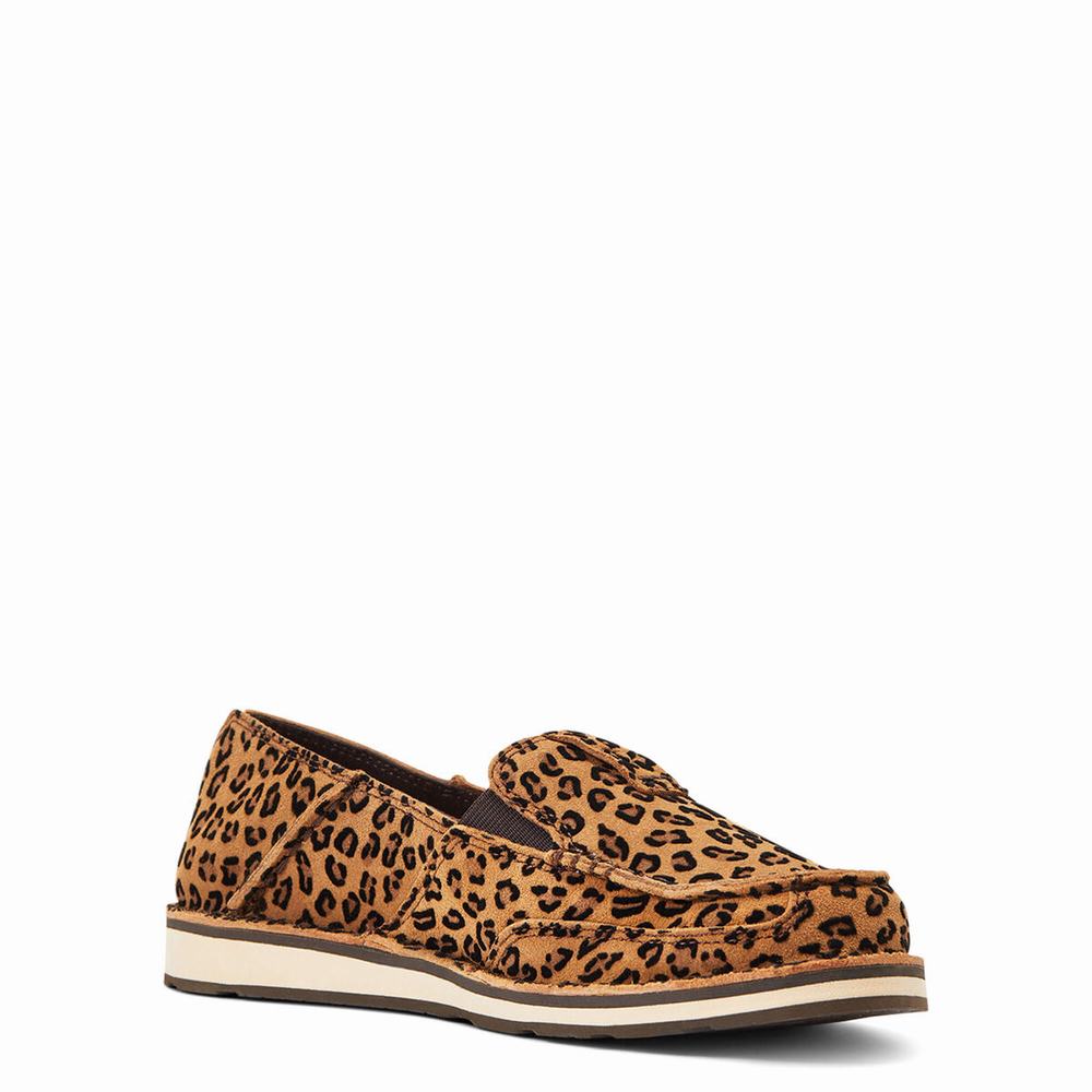 Leopard Ariat Cruiser Women's Sneakers | ITYV30562